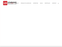 Tablet Screenshot of learningdesigns.com